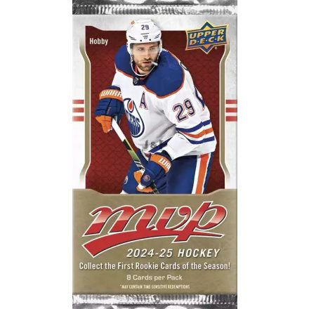 2024-25 Upper Deck MVP Hockey HOBBY Pack hokis kártya csomag