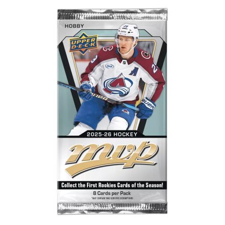 2025-26 Upper Deck MVP Hockey HOBBY Pack hokis kártya csomag
