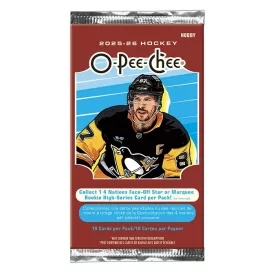   2025-26 Upper Deck O-Pee-Chee Hockey Hobby pack - hokis kártya csomag