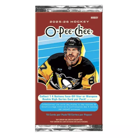 2025-26 Upper Deck O-Pee-Chee Hockey Hobby pack - hokis kártya csomag