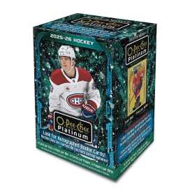   2025-26 Upper Deck O-Pee-Chee Platinum Hockey BLASTER box - hokis kártya doboz