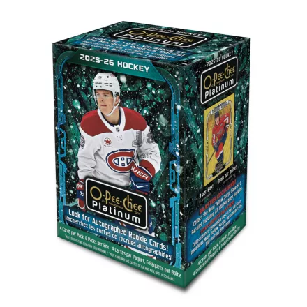 2025-26 Upper Deck O-Pee-Chee Platinum Hockey BLASTER box - hokis kártya doboz