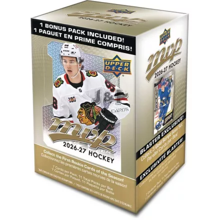 2026-27 Upper Deck MVP Hockey BLASTER box - hokis kártya doboz