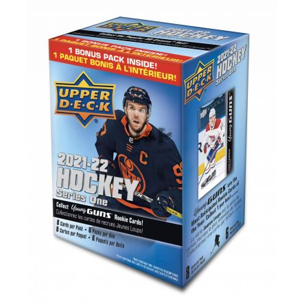 2021-22 Upper Deck Series 1 Hockey BLASTER box - hokis kártya doboz