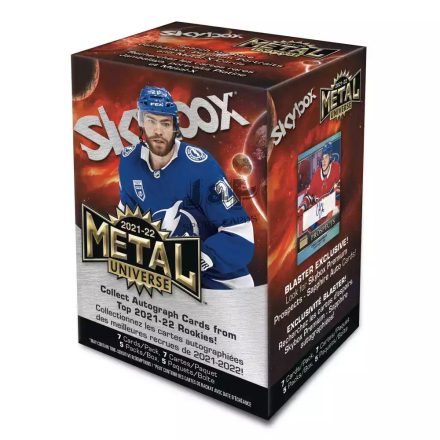 2021-22 Skybox Metal Universe Hockey BLASTER box - hokis kártya doboz