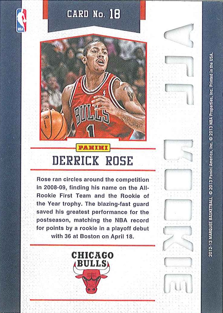 All-Rookie Team #18 Derrick Rose back $8